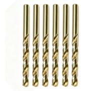 FTVOGUE Foret Hélicoïdal au Cobalt M35, 6 Pièces, 7.1mm, Acier Rapide | Qualité Industrielle avec 5 % de Cobalt, Pointe Auto-centrée à Point Fendu pour le métal.