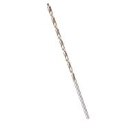 FTVOGUE Foret Hélicoïdal HSS à Tige Droite Extra Longue de 4 Mm, Foret Hélicoïdal de 160 Mm avec Cannelures Fraisées, Perçage de Trous Profonds pour les Utilisateurs de Bricolage en Bois, Aluminium et