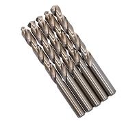 FTVOGUE Forets HSS de 13 Mm, Lot de 5 avec étui | Queue droite pour perceuse à main, pointe fendue à 135 degrés, goujure en spirale pour l\'éjection des copeaux, acier