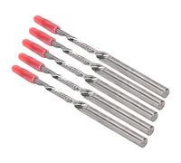 FTVOGUE Fraise à une Seule Lèvre, 22mm Queue de 3,175mm | Mèche de routeur de gravure CNC, diamètre de coupe de 2 mm, lame polie miroir, élimination des copeaux à taux