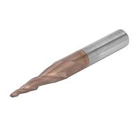 FTVOGUE Fraise en Acier au Tungstène, Fraise à Nez Sphérique en Spirale, Diamètre de Foret de 0,75 Mm, Tige de 6 Mm, Longueur de 50 pour Couper le Fraisage en Bout, Rainurer en Détail les Travaux de