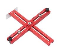 FTVOGUE Gabarit de Gabarit pour Matériel D'armoire, de Poignée Réglable pour Boutons et Poignées avec Guide de Perçage Précis, Trous Marqués à L'échelle 64 96 128 192 Mm,