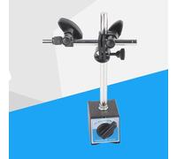 FTVOGUE Indicateur à Cadran, Outil de Mesure 0-10 Mm avec Base Magnétique, Plaque de Cadran de 54 Mm de Précision de 0,01, pour les Machinistes d'inspection de Configuration de Traitement et