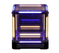 FTVOGUE Infinity Mirror Cube Light Lampe LED à Commande Tactile à intensité Variable pour Salle de Jeu Chambre à Coucher Décor Moderne 95x95x110mm