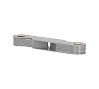 FTVOGUE Jauge de Pas de Filetage de Vis en Acier Inoxydable, Jauge de Filetage Métrique en Pouces R0,3-1,5 Mm, Outil de Mesure de Lame Intégrée pour la Réparation de Matériel, Machinistes et