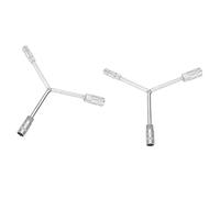 FTVOGUE Jeu de Clés Hexagonales de Type Y en Acier au Chrome Vanadium ouille Interne à 3 Voies 12 Mm 14 Mm 17 pour l'entretien des Motos de Vélo, Propriétaires de Garages à Domicile