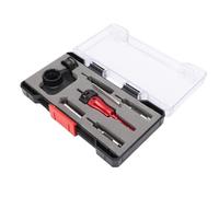 FTVOGUE Jeu de Forets à Fraiser à 3 Cannelures en Alliage d'aluminium, Jeu de Forets à Fraiser pour le Travail du Bois 2,8 Mm 3,0 Mm,2,5 Coupe Propre Arrêt Réglable pour les Menuisiers Bricolage