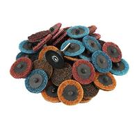 FTVOGUE Jeu de Meules de 2 Pouces, Disques à Lamelles Abrasifs en Nylon, 180 320 400 pour Meuleuses d'angle de 50 Mm, Haute efficacité de Meulage, Faible Bruit pour Atelier de Bricolage