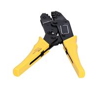 FTVOGUE Jeu de Pinces à Sertir, Outil de Sertissage de Borne à Cliquet en Acier au Carbone 0,5 à 6 Mm2 avec 8 Paires de Mâchoires et Sac de Rangement pour la Décoration de la Maison et la Connexion