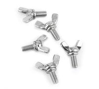 FTVOGUE Jeu de Vis à Oreilles M5 en Acier Inoxydable 304, 5 Pièces,