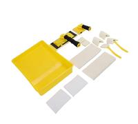 FTVOGUE Kit de Pinceau à Rebords pour Plafonds et Murs, Outil de Peinture | Poignée 360°, peintre d\'angle inclus, application uniforme de la peinture, compatible avec diverses peintures