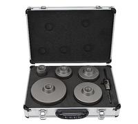 FTVOGUE Kit de Scie Cloche à Béton, 6 Pièces en Acier au Carbone pour Béton | Coupe Mur en Béton, Brique et Pierre, Construction en Acier au Carbone Durable, Boîte de Rangement Compacte Incluse