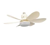 FTVOGUE Kit de Télécommande pour Ventilateur de Plafond 19,7 Pouces, | Gradateur LED, Température de Couleur 3000K-6500K, Compatible 85-265V, Douille E26/E27, Télécommande sans Fil, Installation
