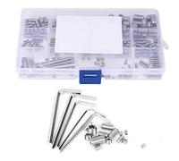 FTVOGUE Kit de Vis sans Tête Hexagonales, Assortiment de 300 Pièces en