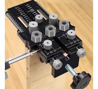 FTVOGUE Kit Guide de Perçage Dowel Jig, Ensemble de Perçage Précis, for