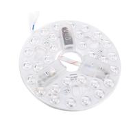 FTVOGUE Kit LED Dimmable pour Ventilateur Plafond 15W 95-265V | 3 températures couleur, Mémoire dernier réglage, Compatibilité gradateur, Base aluminium dissipation, Rénovation