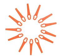 FTVOGUE Lames de Tondeuse à Gazon en Plastique, Lot de 100 | Conception résistante à l\'usure en forme de gourde, ajustement à ouverture Standard, Construction étanche, accessoires