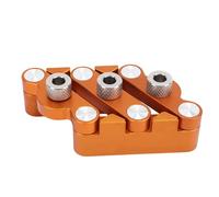 FTVOGUE Localisateur de Poinçon de Joint en Bois, Localisateur de Perçage Central en Alliage d'aluminium avec Bagues de 6, 8, 10 Mm, Centrage Automatique pour Cadre de Porte de Meuble, Cadre de