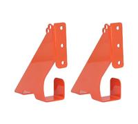 FTVOGUE Lot de 2 Supports Muraux pour Tronçonneuse en Acier Robuste avec Protection de Poignée, Support Mural pour Garage, Atelier, Hangar, Organisateur de Rangement
