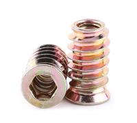 FTVOGUE Lot de 20 Douilles Hexagonales en Acier au Carbone, M6x20mm, pour Meubles en Bois