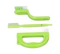 FTVOGUE Lot de 3 Brosses à Coulis en ABS pour Joints de Carrelage, Outils de Nettoyage Rigides pour Douche, Salle de Bain, Cuisine, Joints de Sol, Tête étroite pour Coins et Lignes de Coulis