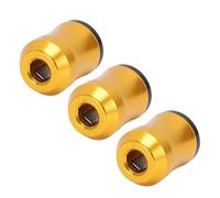 FTVOGUE Lot de 3 Supports de Vis Magnétiques en Alliage d'aluminium, Anneau Magnétique pour Embout de Tournevis, Action Magnétique Rapide, Poignée Antidérapante, Résistant aux Chocs pour Tournevis,