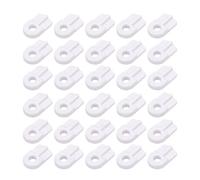 FTVOGUE Lot de 30 Clips pour étagère Murale, Clips en Fil de Plastique