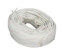 FTVOGUE Manchon tressé Haute Température de 20 Mm, Manchon de Câble isolé Flexible, 100 M, Revêtement PE en Fibre de Verre, Protection Thermique de 356 °F, coupé à la Longueur pour Fils, Câbles,