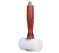 FTVOGUE Marteau de Sculpture sur Cuir, Maillet de Maroquinerie à Tête en Nylon avec Manche en Bois de Peuplier, Poignée Antidérapante, Sensation Anti-transpiration, pour les Utilisateurs