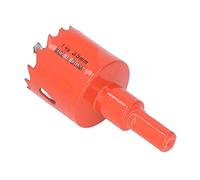 FTVOGUE Mèche de Scie Cloche Bimétallique, Coupe-trou en Acier Rapide avec Mandrin, Profondeur D'ouverture de 32mm pour le Bois, le Métal Souple, les Plaques de Plâtre PVC (1-3/8"(35mm))
