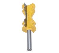 FTVOGUE Mèches de Toupie de Moulage de Cimaises de Chaise en Alliage d'acier au Carbone Mèche de Toupie de Moulage de Couronne 1 1 8 Pouces de Diamètre 2 Pouces de Profondeur de Lame Tige de 8 Mm