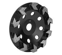 FTVOGUE Meule Diamantée 150 Mm, Construction en Acier, 10 Dents, 30 pour Meuleuses d'angle en Béton et en Pierre