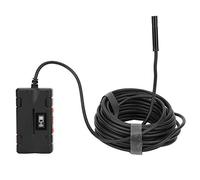 FTVOGUE Mini Endoscope WiFi Caméra ABS 2m Objectif 8mm 8 Lumières LED IP67 1800mAh 4H 32 à 113 Fahrenheit pour Inspection de Voiture Moteur Tuyau Mur Vérification pour IOS (10 m / 32,8 pieds)