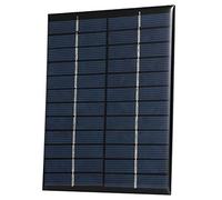 FTVOGUE Mini Panneau Solaire, Module de Panneau Solaire en Silicium Polycristallin 2 W 12 V, Conversion de 17%, Résistant aux Intempéries pour Jouets Solaires, Lampes Murales, Radios, Petits