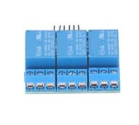 FTVOGUE Module de Relais à 3 Canaux, Carte de Relais Haute Tension Isolée par Optocoupleur 12 V, Déclencheur de Niveau Haut ou Bas, Câblage de Terminal, Contrôle Stable pour l'automatisation (12V)