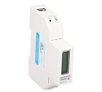 FTVOGUE Moniteur de Consommation d'électricité monophasé DC220V Compteur d'énergie électrique, écran LCD Power Meter 5 à 100A, Bornier en Cuivre Pur, IP51 pour Panneaux, Maisons, Ateliers