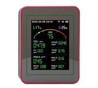 FTVOGUE Moniteur de qualité de L'air 15 en 1 avec Détecteur de CO2 PM2,5