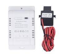 FTVOGUE Moniteur d'énergie WiFi, Compteur de Consommation électrique à Pince 150 A AC100 à 240 V, Suivi de l'alimentation en Temps Réel, Configuration Domotique, Contrôle de Scène pour les