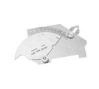 FTVOGUE Outil de Mesure de Soudage, Règle d'inspection de Couture MG8 en Acier Inoxydable, Durable et Léger avec échelle Marquée Lisse pour Soudeurs et Fabricants