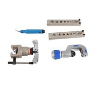 FTVOGUE Outils de Réparation de Climatisation Kit d'extension en Acier allié avec Coupe-tuyau et Alésoir d'ébavurage Raccords 'expansion Manuels de 4 à 32 Mm pour Service de Chauffe-eau de