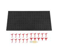 FTVOGUE Panneau à Chevilles, avec 242 Trous, avec Accessoires | ABS Plastique Durable, Rangement Garage, Buanderies D'appartement, Compatible Crochets Standard 1/8 Pouce et 1/4 Pouce