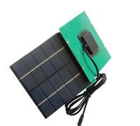 FTVOGUE Panneau Solaire Portable Charge 5V Type-C 1.5W Taille Poche (A) | Polycrystalline Léger 61g, pour Camping Randonnée Pêche Coupures de Courant, Compatible avec Smartphones Batteries Externes