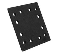 FTVOGUE Patin de Ponçage Plaque en Aluminium et Disque de Ponceuse électrique EVA Tampon de Polissage carré 8 Trous pour Ponceuse DWE6411 pour le Ponçage et la Finition des Surfaces en Bois