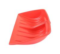 FTVOGUE Pelle en Plastique, Pelle à Neige en Plastique PP 53 X 35,5 Cm avec Douille de 34 Mm et Profondeur de 12,5 Cm, Lame Large pour Déplacer Les Feuilles de Sable de Gravier et Le Nettoyage de la