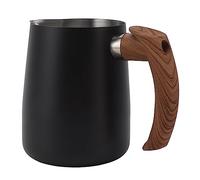 FTVOGUE Pichet à Mousse de Lait, Tasse à Mousser en Acier Inoxydable de 12 Oz 350 Ml avec échelle Intérieure et Bec Pointu, Pichet à Lait en Acier Inoxydable 304 pour Latte Art Cappuccino Barista