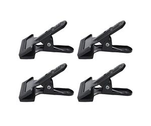 FTVOGUE Pince A Robuste pour le Travail du Bois, Pince à Ressort en Métal | Construction en Acier à Haute Teneur en Carbone, Couvercle de Protection en Caoutchouc pour Non Marquante, Bouche Plate de