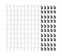 FTVOGUE Pinces de Fixation pour Poutres, Réglables, 50 Pièces | Acier, avec Anneaux de Bride de 1/4 Pouce, pour Levage Intérieur et Extérieur, Charge de Rupture de 99 Lb