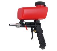 FTVOGUE Pistolet de Sableuse Pneumatique, Kit de Sableuse Portable avec Valve de Commande Réglable et Poignée Antidérapante pour Nettoyer L'élimination de la Rouille de la Peintur
