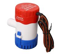 FTVOGUE Pompe de Cale Automatique 12 V 750 GPH Pompe à Eau Marine Submersible avec Boîtier ABS Résistant aux Chocs, Arbre en Acier Inoxydable pour Bateaux de Pêche, Yachts, Petits Bateaux