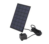 FTVOGUE Pompe de Fontaine Solaire ABS PET Fontaine Flottante Solaire 7V Entraînement Direct 6 Buses 2,5W Faible Puissance 190L H pour Bassin de Jardin Bain d'oiseaux Caractéristique de l'eau
